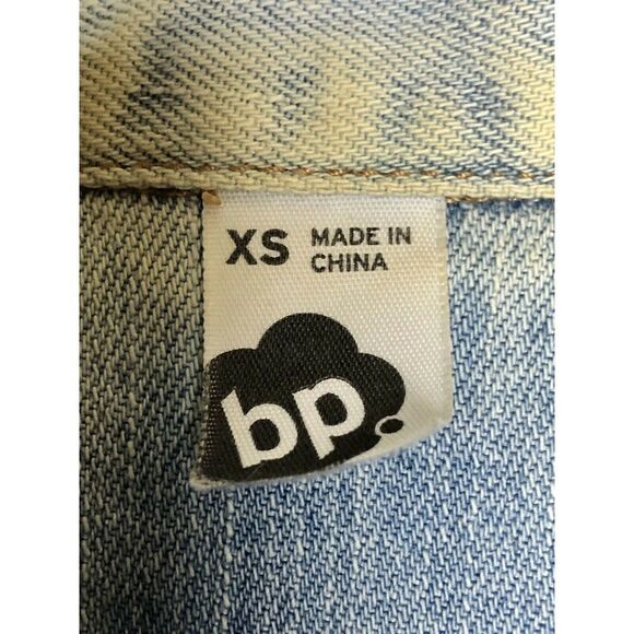 Nordstrom BP Women’s Denim Jean Jacket Light Wash Size XS - Picture 3 of 8